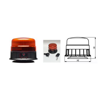 Gyrophare LED magnétique Rechargeable USB