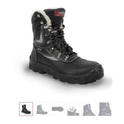 Bottes de sécurité doublées fourrure à lacets frigoriste FB70 Cofra New Barents