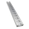 Rail d'arrimage aluminium type aéronautique plat longueur 3M00 Rail d'arrimage aluminium type aéronautique plat longueur 3M00