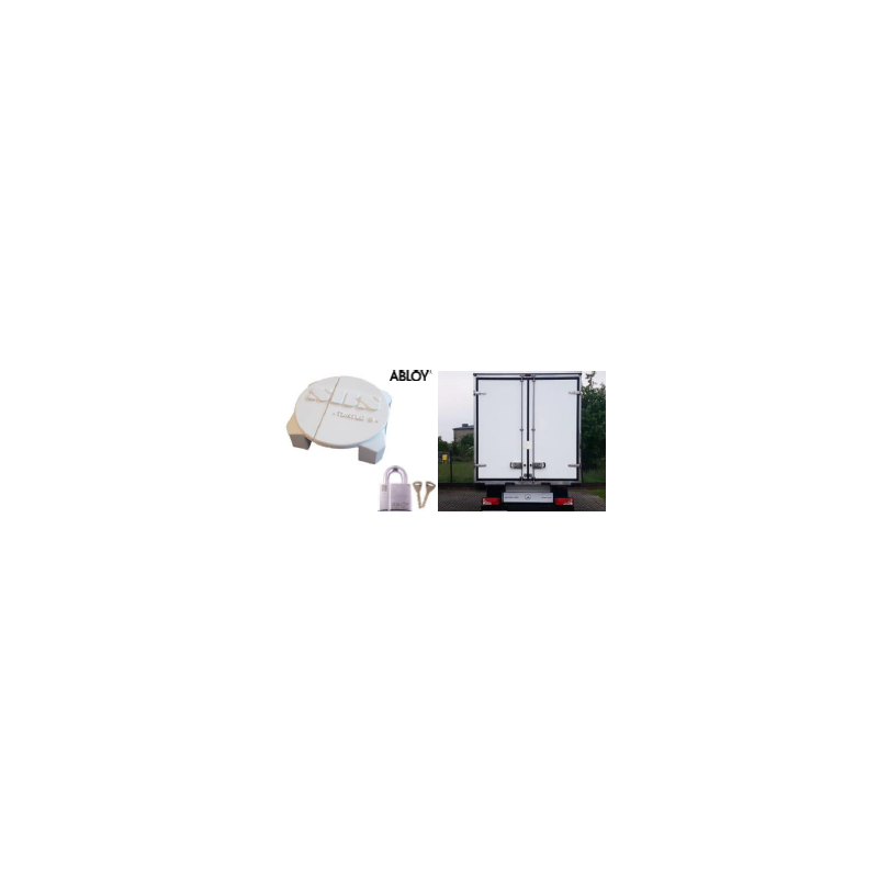 Fermeture Antivol FIXE de portes camion TURTLE SBS acier inoxydable +cadenas ABLOY PL358 TAPA certifié Fermeture Antivol FIXE de portes camion TURTLE SBS acier inoxydable +cadenas ABLOY PL358 TAPA certifié