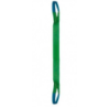 Elingue textile plate 2 boucles renforcées 2T 2M verte Elingue textile plate 2 boucles renforcées 2T 2M verte