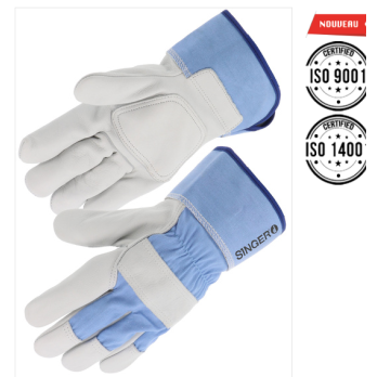GANTS DE PROTECTION CUIR FLEUR DOCKER 501NR