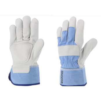 Gants docker cuir croute et renforts TYPE DOCKER grande manchette taille 10