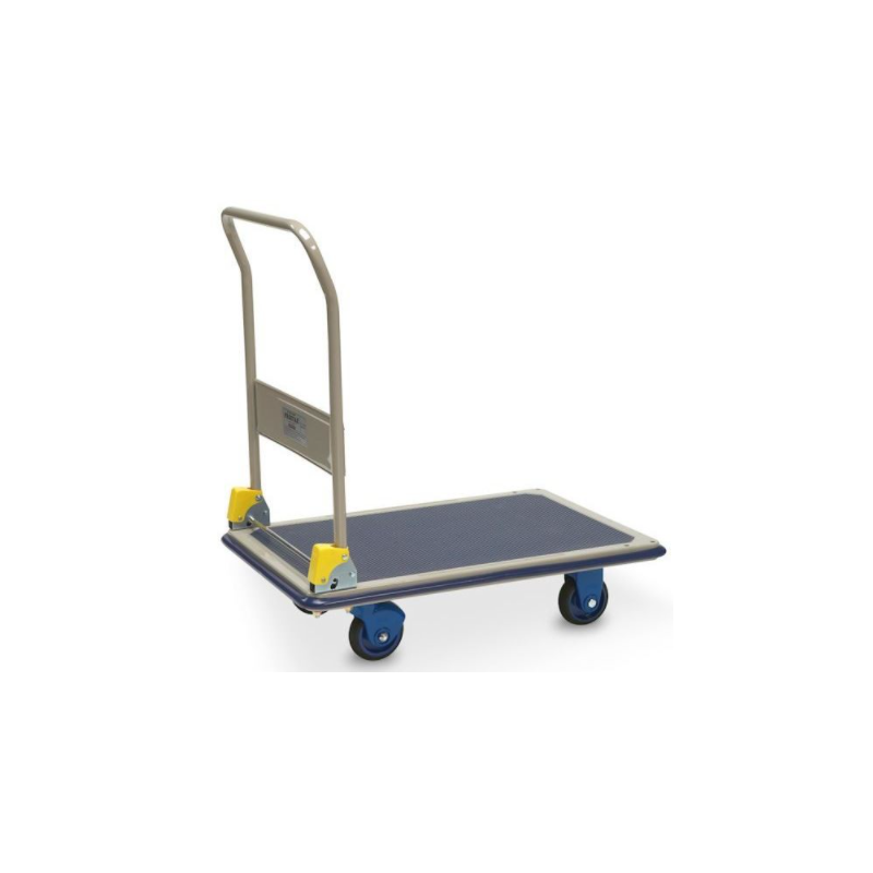 CHARIOT de manutention 1 DOSSIER RABATTABLE charge 300KG plateau 920x610 mm CHARIOT de manutention 1 DOSSIER RABATTABLE charge 300KG plateau 920x610 mm