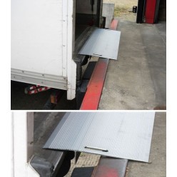Pont de liaison en aluminium Butée dimensions 2000X575 charge 1T2