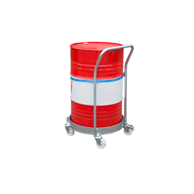 Chariot porte-fût de 200 litres galvanisé à chaud diamètre 610 mm Chariot porte-fût de 200 litres galvanisé à chaud diamètre 610 mm