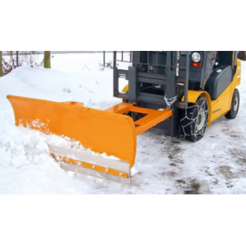 Lame de chasse-neige avec racle en acier