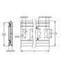 Réhausse aluminium avec rail acier intégré longueur 2M70 pour remorque camion Réhausse aluminium avec rail acier intégré longueur 2M70 pour remorque camion