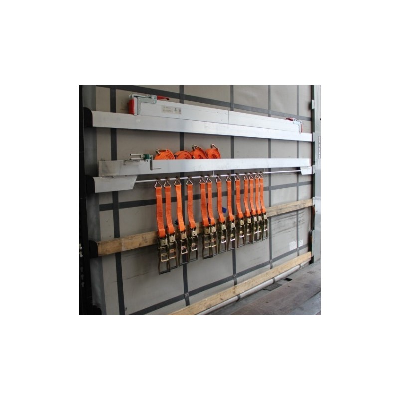 Profil de rehausse ALUMINIUM 3m20 STOCKAGE SANGLES 3M20 ALUTEC