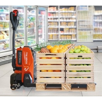 Transpalette électrique PTE15NPRO 1t5  usage intensif et batterie lithium de 40 Ah