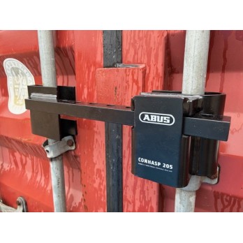 Barre ANTIVOL de container maritime CONHASP205 avec cadenas haute sécurité GRANIT 3755