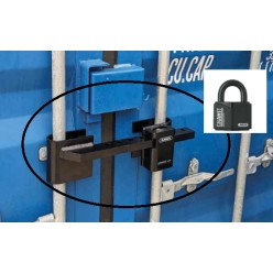 Barre ANTIVOL de container maritime CONHASP205 avec cadenas haute sécurité GRANIT 3755