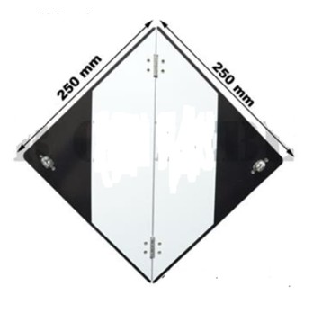 Plaque Panneau de transport ADR quantité limitée pliant 250x250 mm alu