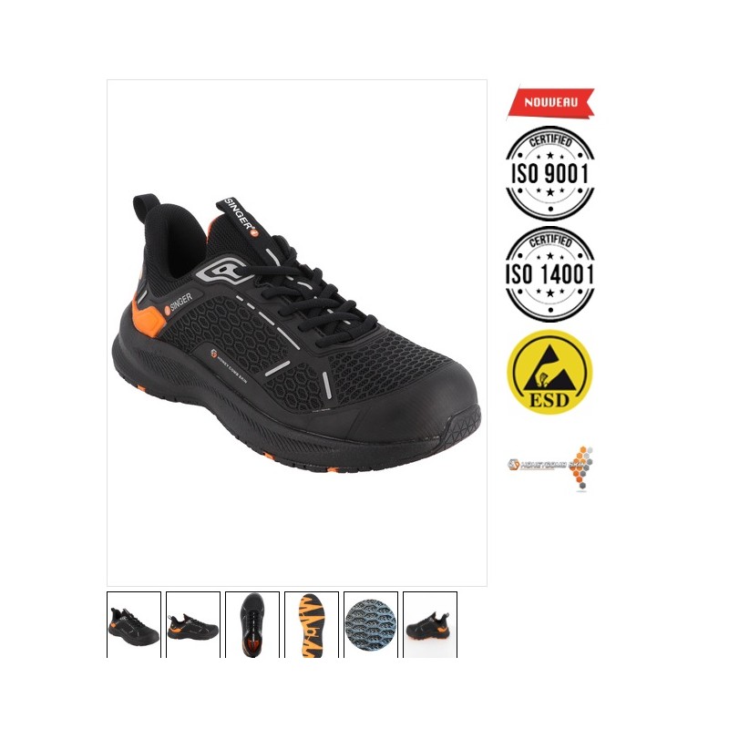 Chaussures basse de sécurité ESD BOLT