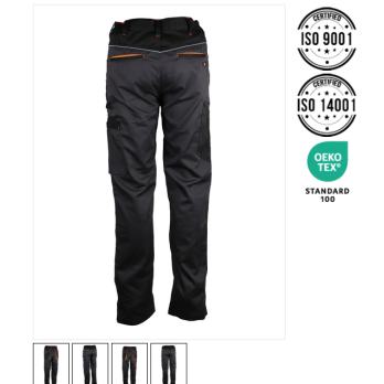 PANTALON DE TRAVAIL 245 GRAMMES PRAGUO léger et confortable