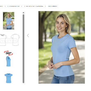 T-shirt FEMME manches courtes TIFFANY