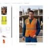 Gilet de travail léger haute visibilité BRIDGE POCHE BADGE Gilet de travail léger haute visibilité BRIDGE POCHE BADGE