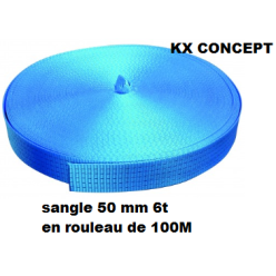 Sangle coton (demenageurs) 35 mm Longueur 100 metres (le rouleau)