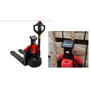 Transpalette électrique lithium avec système de pesage et imprimante thermique 2000 kg PTE20Q2SCIMP