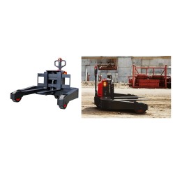 Transpalette électrique tout terrain 1500 kg  grosse roues de chantier RTE15