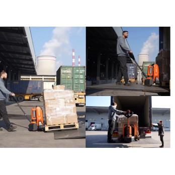 TRANSPALETTE ELECTRIQUE COMPACTE 2T PTE20N PRO USAGE INTENSIF