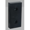 BUTOIR protection de quais en CAOUTCHOUC 500x250x150 mm avec platine acier épaisseur 10mm BUTOIR protection de quais en CAOUTCHOUC 500x250x150 mm avec platine acier épaisseur 10mm