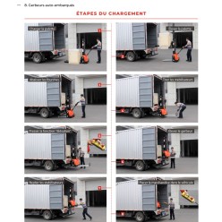 GERBEUR ELECTRIQUE DE MANUTENTION AUTO EMBARQUE DANS CAMION SANS HAYON 600 KG