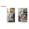 Gerbeur manuel embarqué pliant aluminium hauteur MAXI 2M50 charge 181 kg