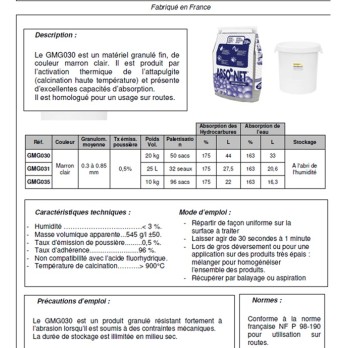 copy of Sac de 20 kg absorbant liquides Diatomée calcinée