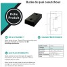 Tampon de quai en caoutchouc 450 x 250 x 102 mm
