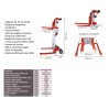 Gerbeur manuel aluminium charge 181 kg fourches 572x521 mm élévation 2500 mm SW181 Gerbeur manuel aluminium charge 181 kg fourches 572x521 mm élévation 2500 mm SW181