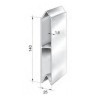 Profil de Réhausse de camion aluminium 6600 mm hauteur 140 mm Profil de Réhausse de camion aluminium 6600 mm hauteur 140 mm