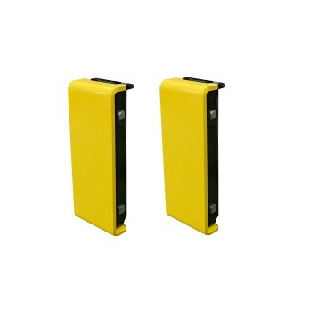 PAIRE DE BUTOIRS FIXES BAS Facade acier 550x220x103 mm