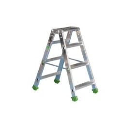 Escabeau professionnel pliant alu 4 marches charge 150 kg