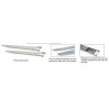 Rallonges de fourches Fermées galvanisées 2000 125x50 mm (PxH) CAPACITE 4T Rallonges de fourches Fermées galvanisées 2000 125x50 mm (PxH) CAPACITE 4T
