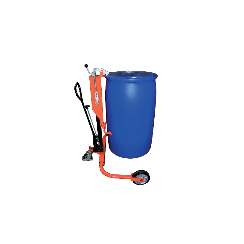Chariot porte-fût 220 litres à rebord 250 kg largeur 860 mm DTW250 Chariot porte-fût 220 litres à rebord 250 kg largeur 860 mm DTW250