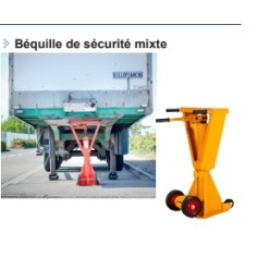 Béquille de sécurité Mixte pour remorque à quai