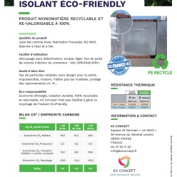 rouleau d'isolant thermique pour container maritime