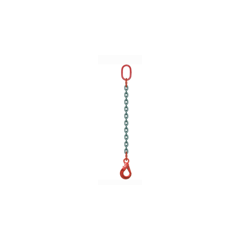 Élingue chaîne 1 brin 1 crochets à verrouillage automatique charge 5T3 longueur 3M00