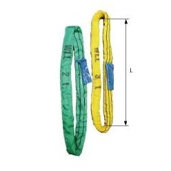 élingue tissu ronde longueur 3M00 CMU 2T techlon VERT RONDE SANS FIN imperméable anti coupures
