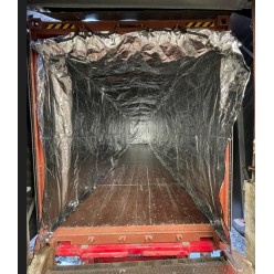 Kit isolant thermique pour container maritime 20P sans plancher anti odeurs humidité insectes