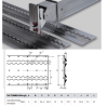 Rail aéro double plancher double