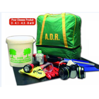Kit ADR pétrochimie Sacoche+coffre