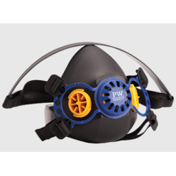 Demi masque respiratoire pour 2 filtres à vis EN140 ( vendus séparément)