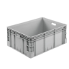 Bac plastique Gerbable euro 90 litres gris