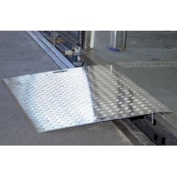 Plaque de quai en aluminium légère 1000x1250 mm charge 600 Kg