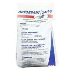 Absorbant mnéral en sac de 20 kg ABSO NET  tous produits liquides par palette de 50 sacs