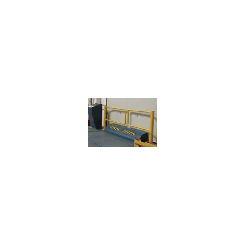 Barrière de quai sécurité anti chute 2 VANTAUX largeur totale 3M00