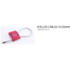 Scellés de sécurité câble 5x250 mm ISO17712 2013