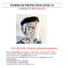 Visière de sécurité Anti COVID-19 lutte contre la propagation du Coronavirus
